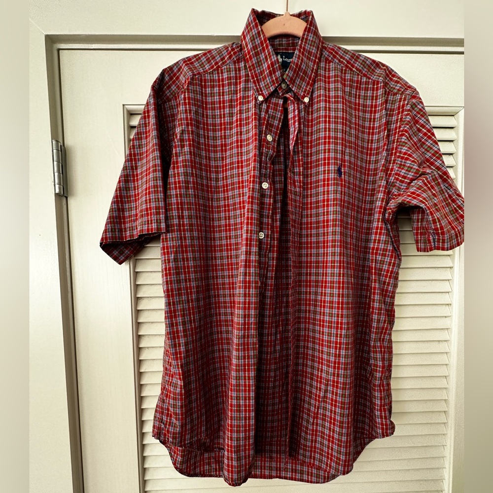 Short sleeve Ralph Lauren button down.